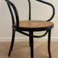 Set of 8 Thonet No. B9 Le Corbusier Cane Chairs - Black