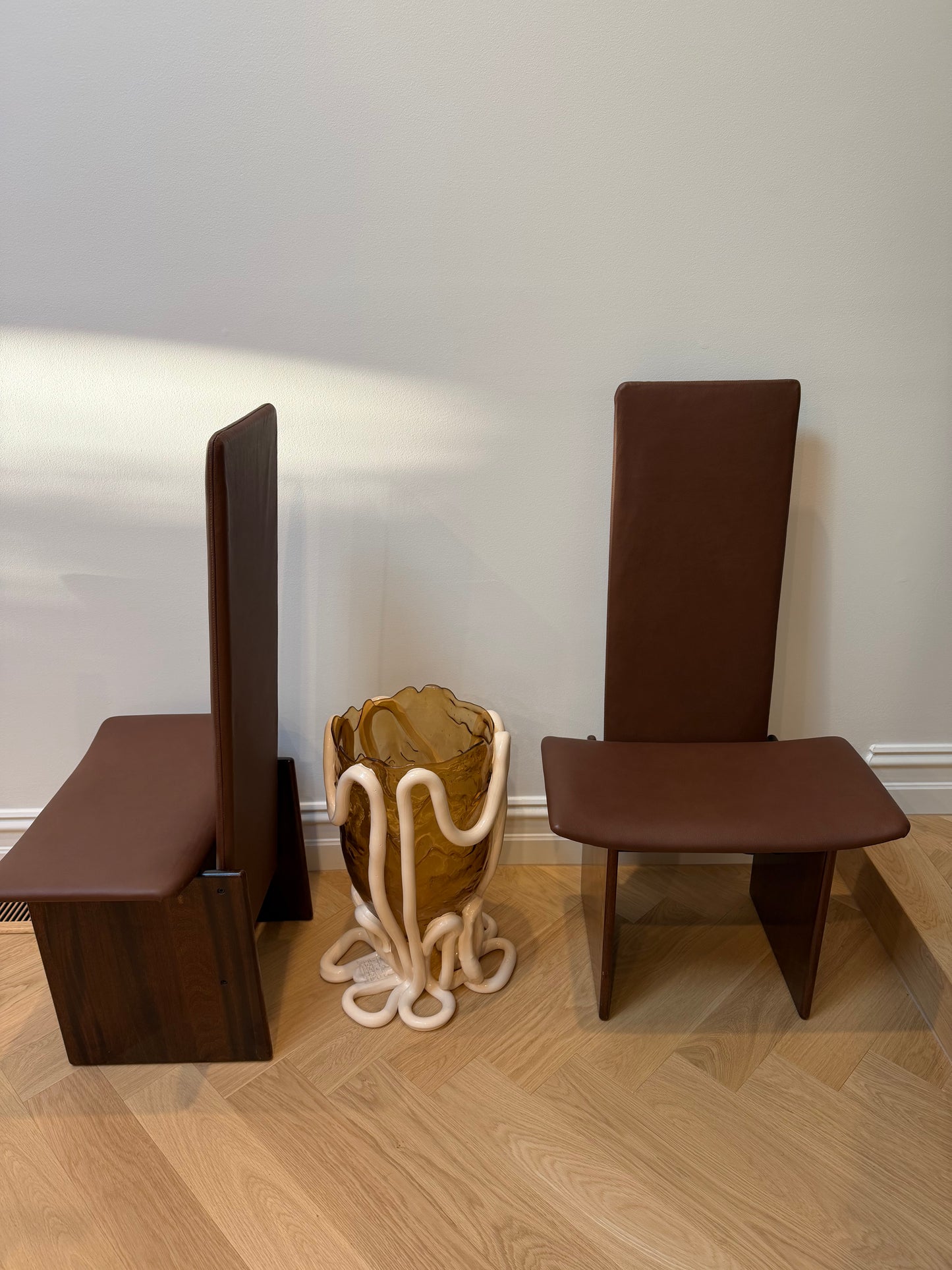 Pair of Rennie Chairs by Kazuhide Takahama for Gavina