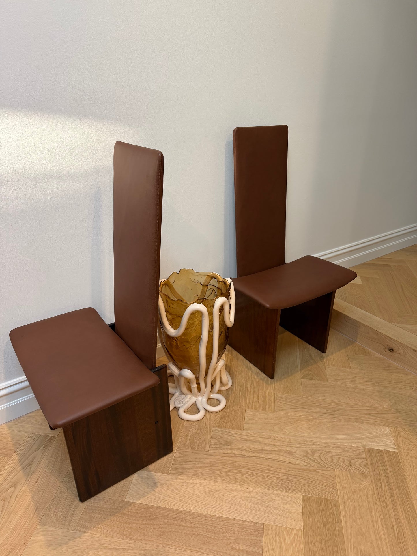 Pair of Rennie Chairs by Kazuhide Takahama for Gavina