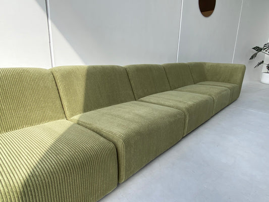 Green Modular Corduroy Sofa