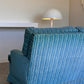 Vintage Blue / Green Striped Midcentury Sofa, 60’s