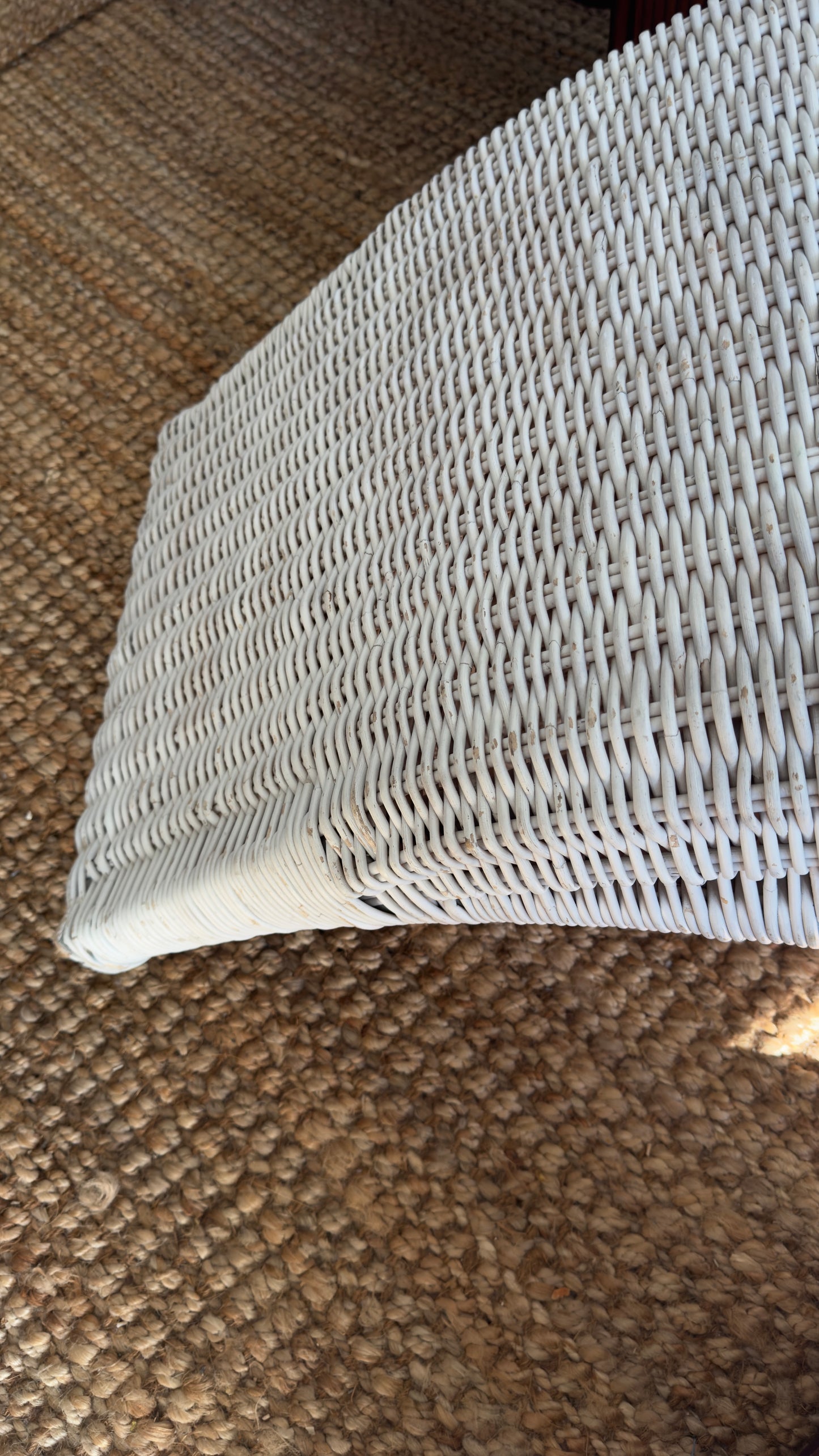 Vintage Ikea Karlskrona Wicker Lounge Chair