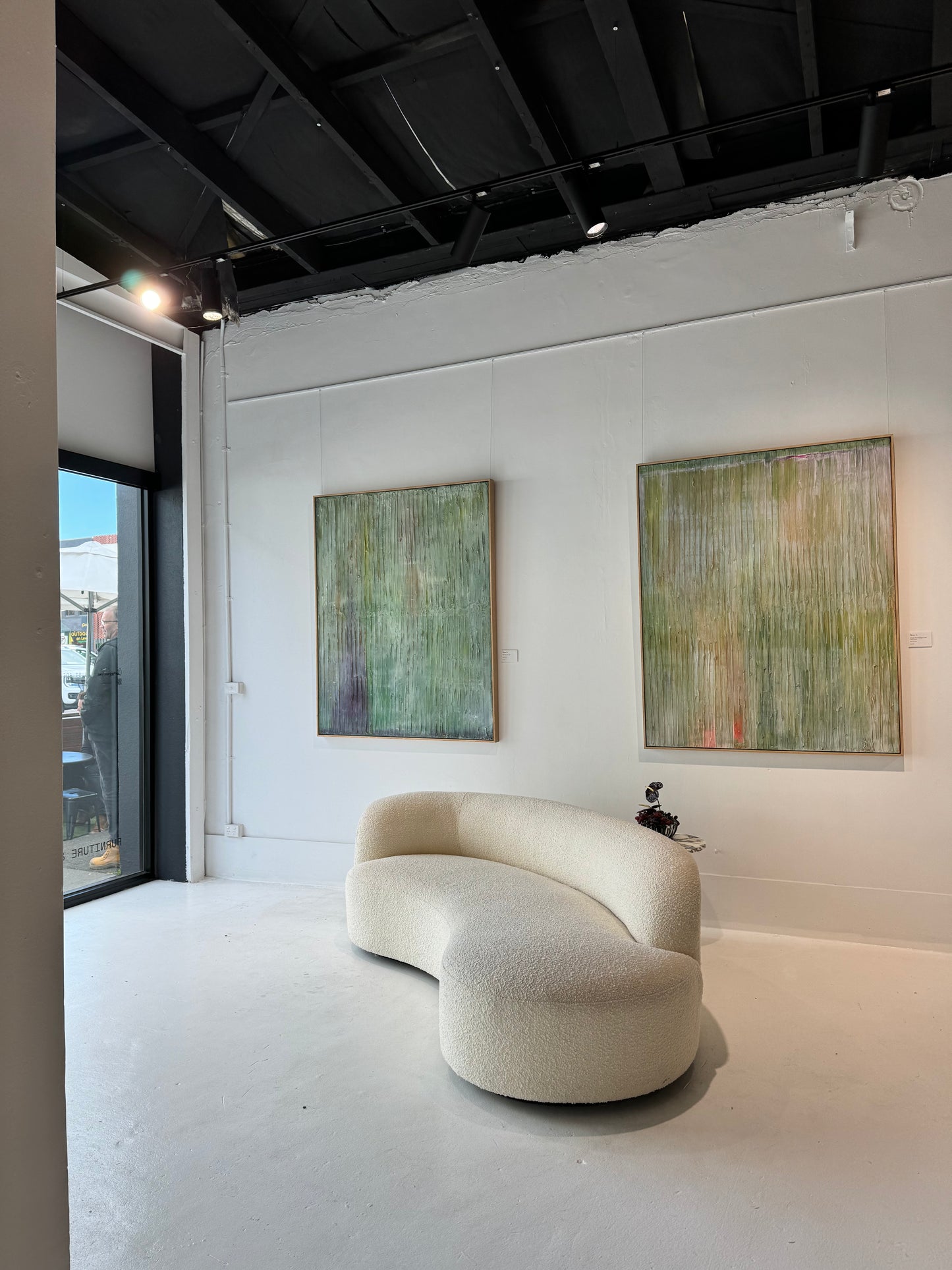 Custom Made Boucle Sofa