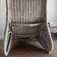 Vintage Ikea Karlskrona Wicker Lounge Chair