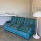 Vintage Blue / Green Striped Midcentury Sofa, 60’s