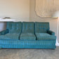 Vintage Blue / Green Striped Midcentury Sofa, 60’s
