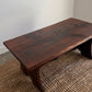 Vintage 1970s Torched wood coffee table