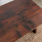 Vintage 1970s Torched wood coffee table