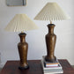 Vintage Asian inspired Polka Dot Lamps