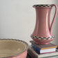 Vintage Pink & Checkerboard Bathing Set