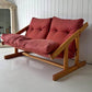 80’S Retro Pine Two Seater Sofa