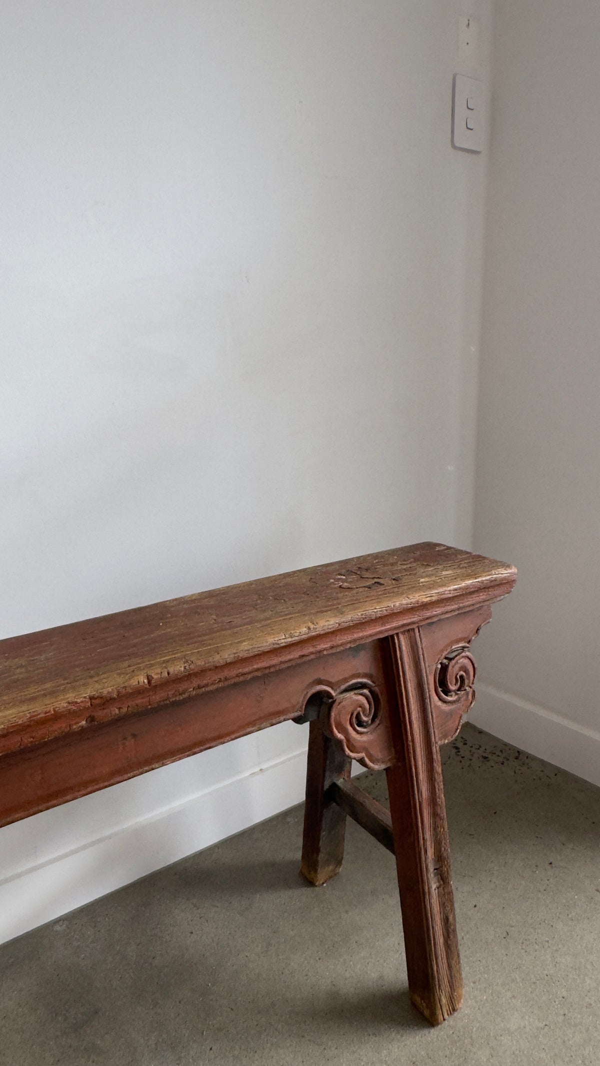 Antique Chinese Elm Bench