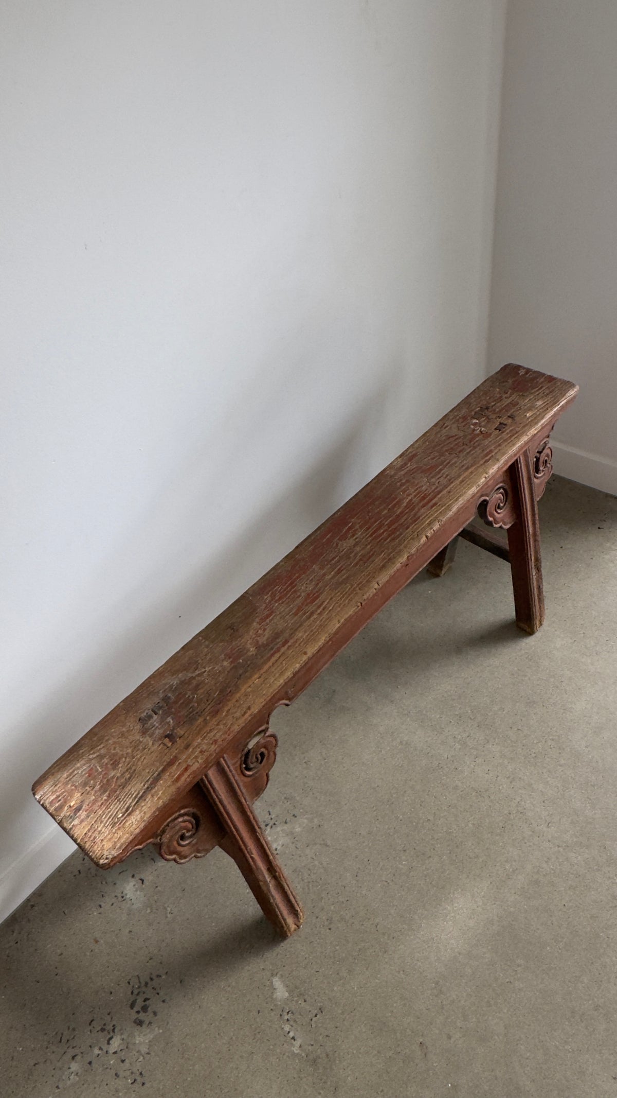 Antique Chinese Elm Bench