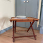 Vintage Bamboo Folding Lamp Table