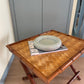 Vintage Bamboo Folding Lamp Table