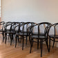 Set of 10 Thonet No. B9 Le Corbusier Dining Chairs in Black