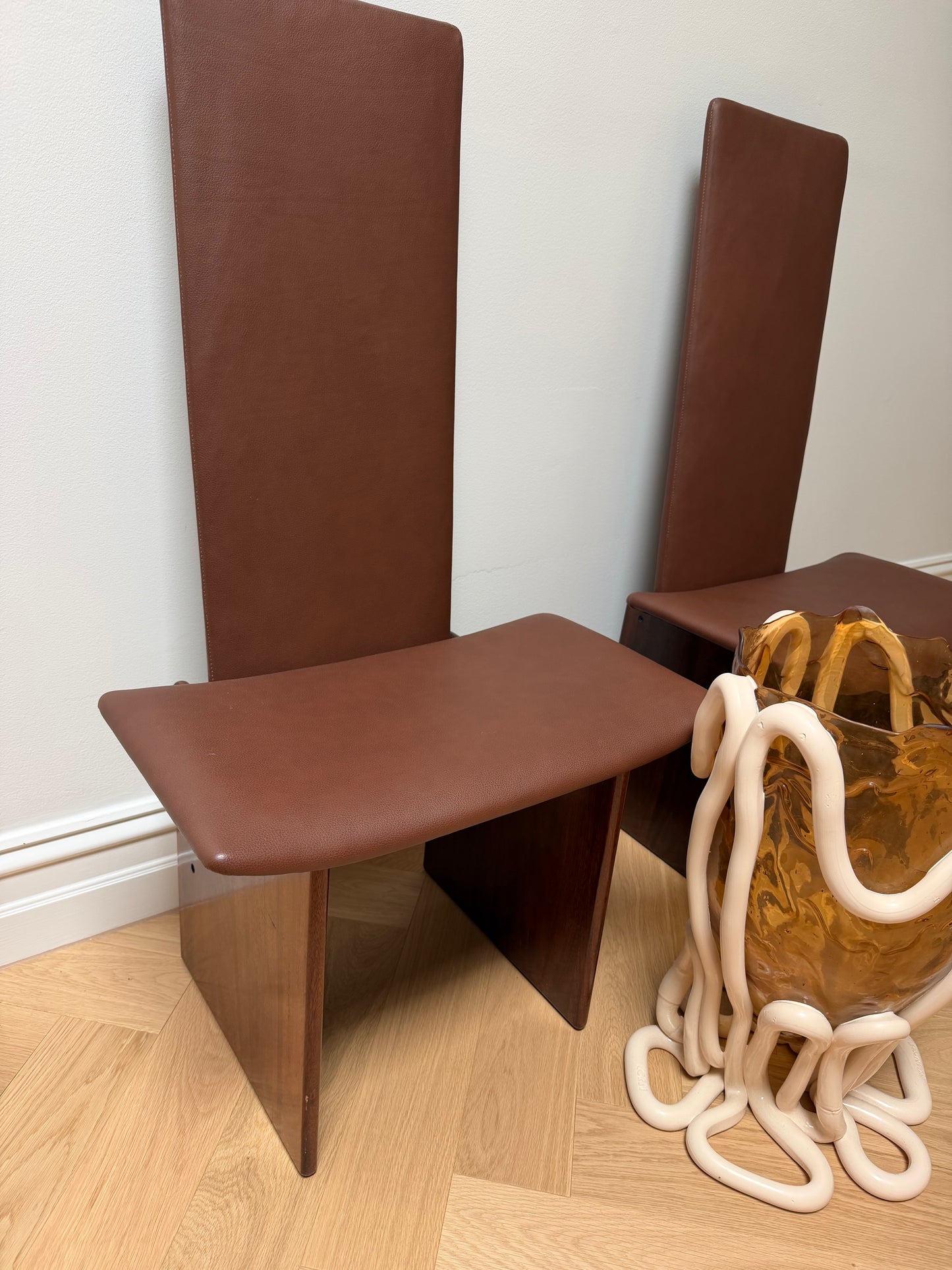 Pair of Rennie Chairs by Kazuhide Takahama for Gavina