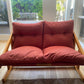 80’S Retro Pine Two Seater Sofa