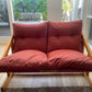 80’S Retro Pine Two Seater Sofa