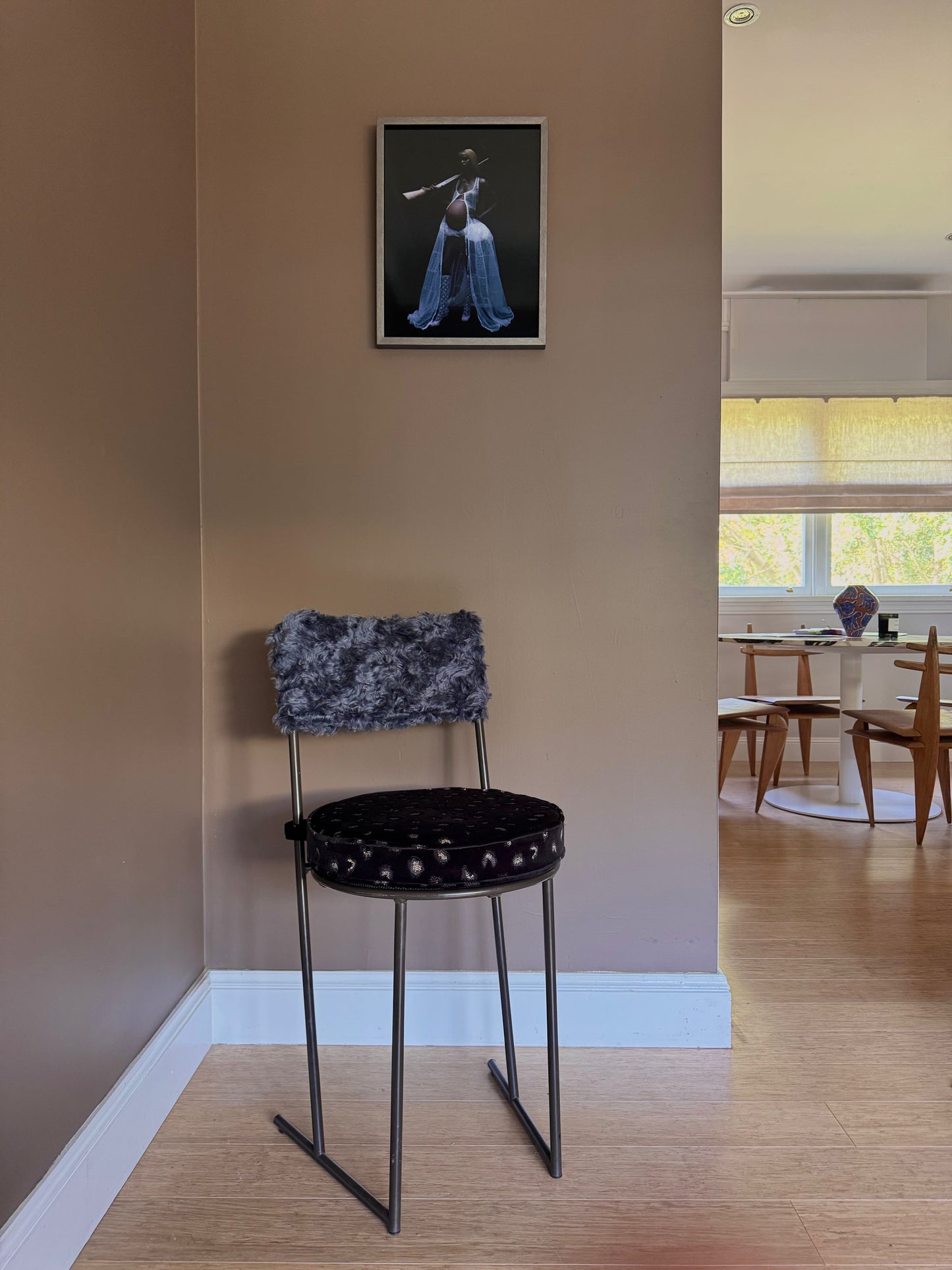 1980's Vintage Italian Musme by Emilio Nanni for Fly Line chairs