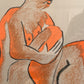 Pair of Signed Lithographs by Maria Lopez, Spain
