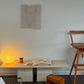 Pair of T.H. Brown Teak & Leather Stools