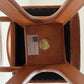 Pair of T.H. Brown Teak & Leather Stools