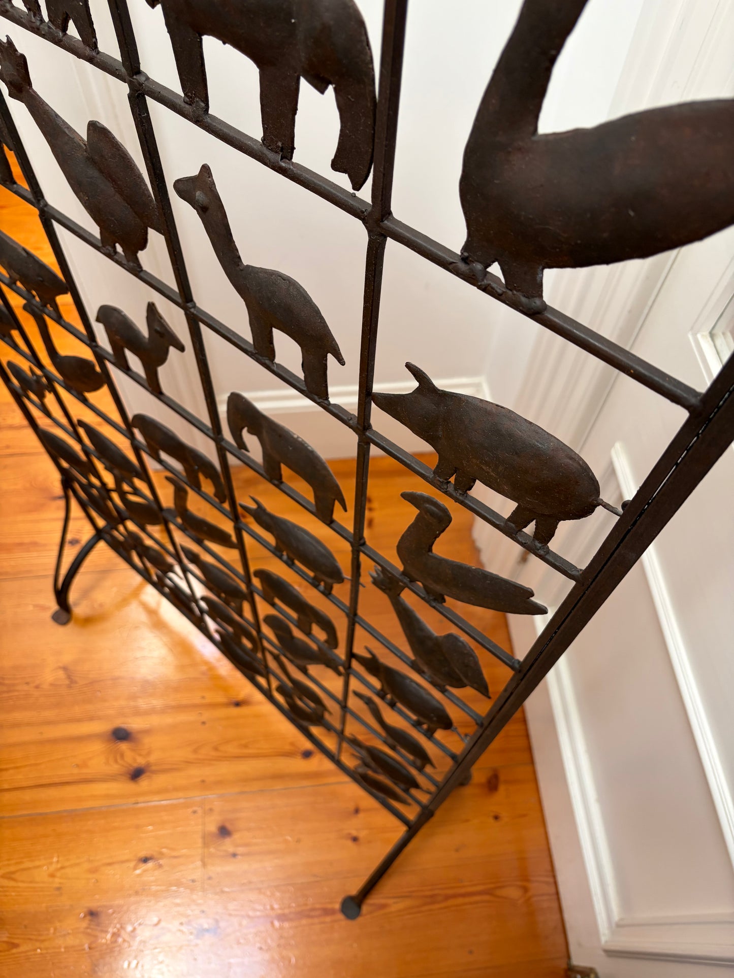 Jean Touret for Atelier Marolles Wrought Iron Room Divider