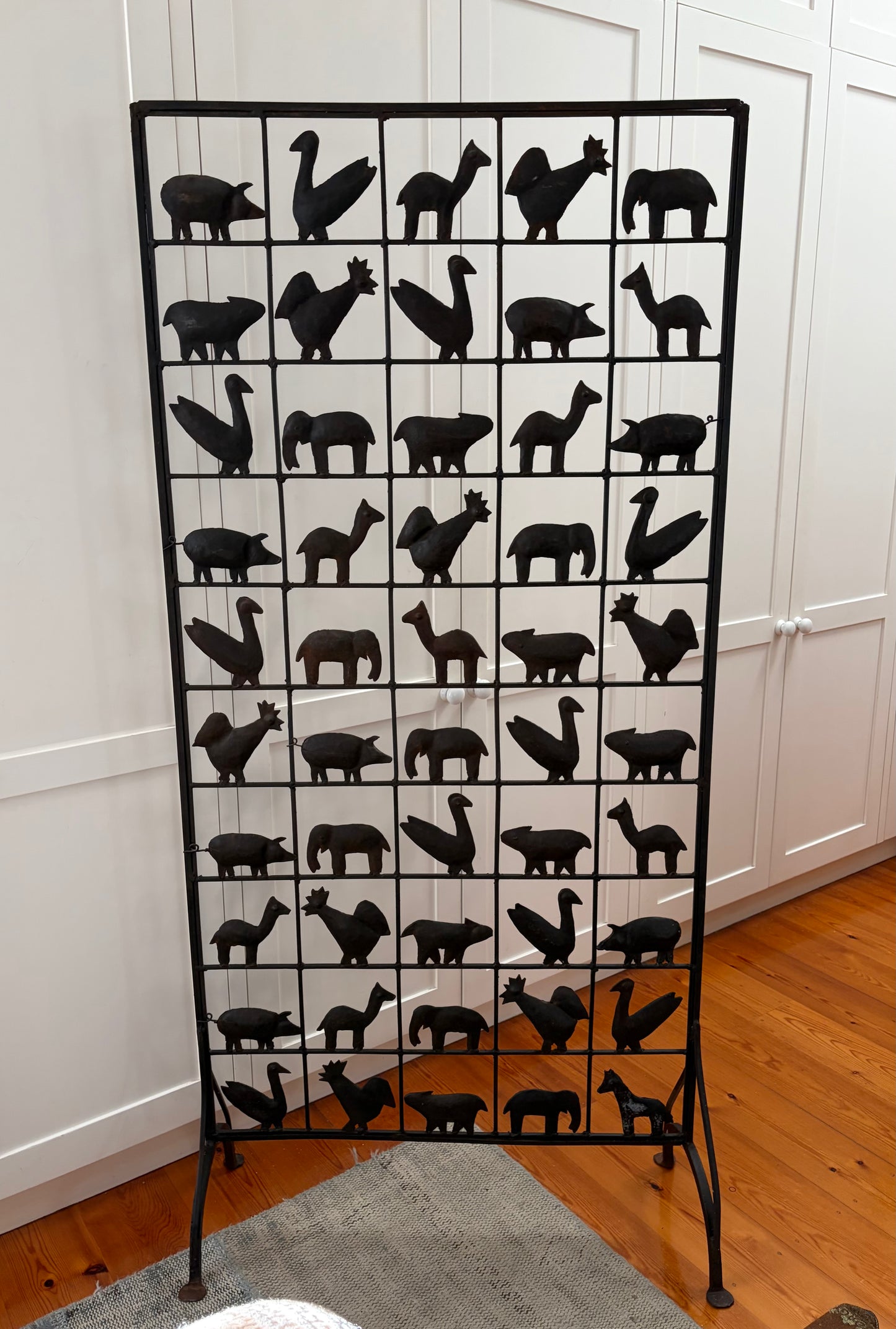 Jean Touret for Atelier Marolles Wrought Iron Room Divider