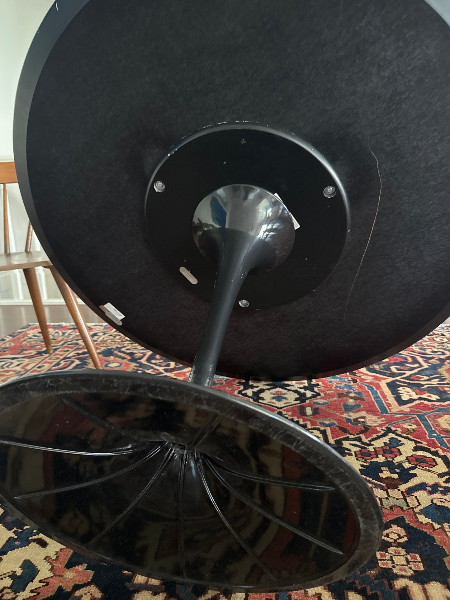 Set of 6 Willy Rizzo Chairs and Table, for Mario Sabot, Italy, 1970s