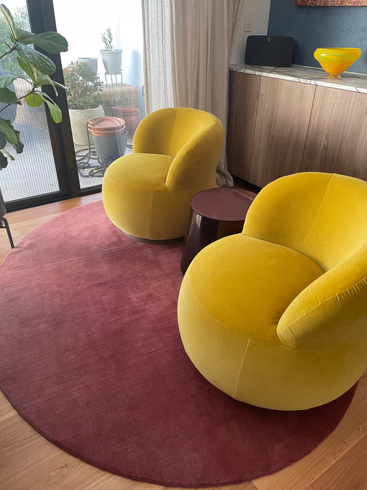 Jardan Joy Swivel Armchair - Two Available