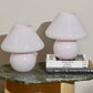 Large Pink Murano Mushroom Lamp - Two available