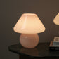 Large Pink Murano Mushroom Lamp - Two available