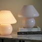Large Pink Murano Mushroom Lamp - Two available
