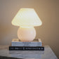 Large Pink Murano Mushroom Lamp - Two available