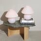 Large Pink Murano Mushroom Lamp - Two available