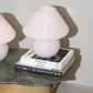 Large Pink Murano Mushroom Lamp - Two available
