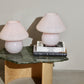 Large Pink Murano Mushroom Lamp - Two available