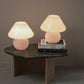 Large Pink Murano Mushroom Lamp - Two available