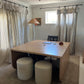 Large Oak Desk Square