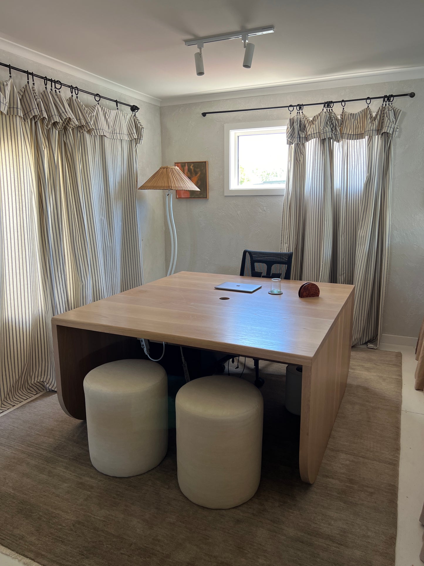 Large Oak Desk Square