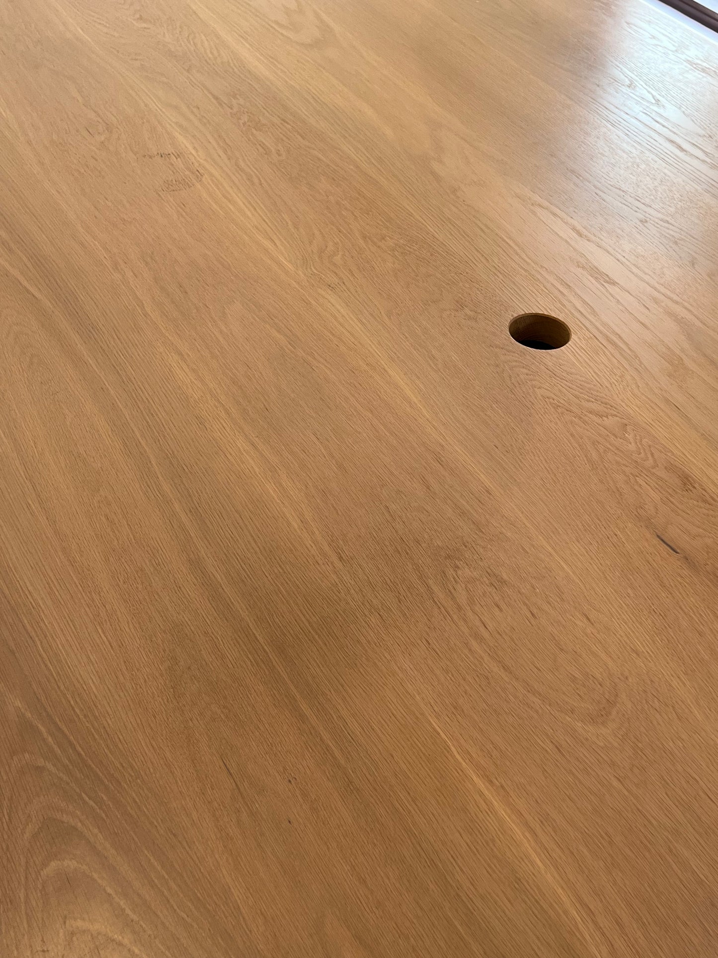 Large Oak Desk Left
