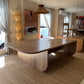 Large Oak Desk Left