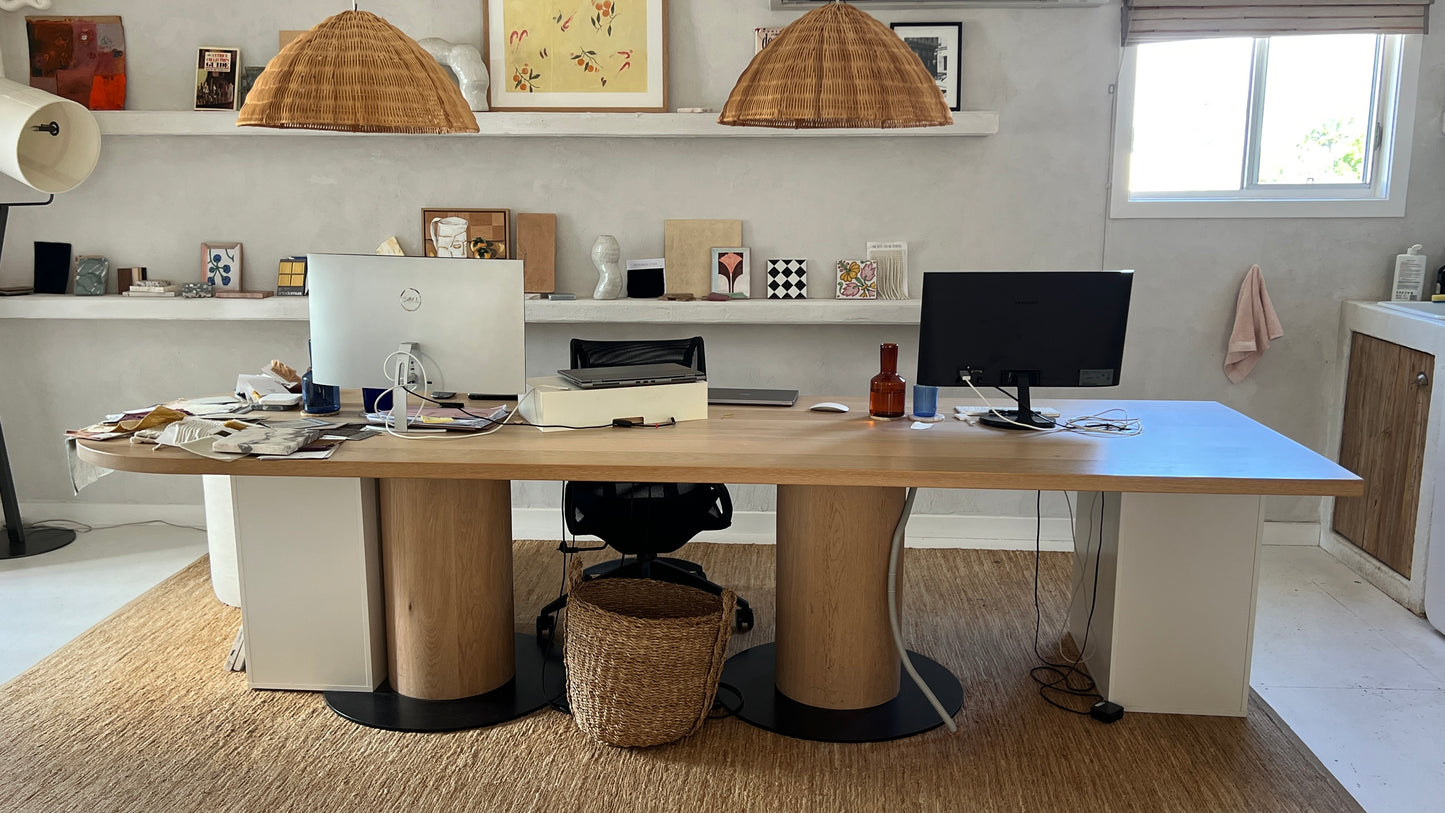 Solid Oak Desk by MAST Furniture
