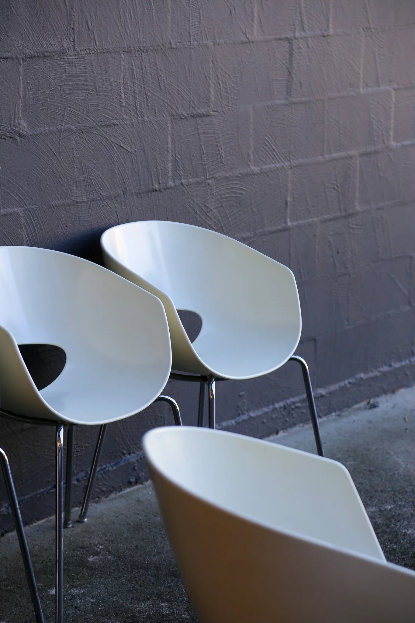 Set of 6 Orbit Chairs by Robby & Francesca Cantarutti for Sintesi