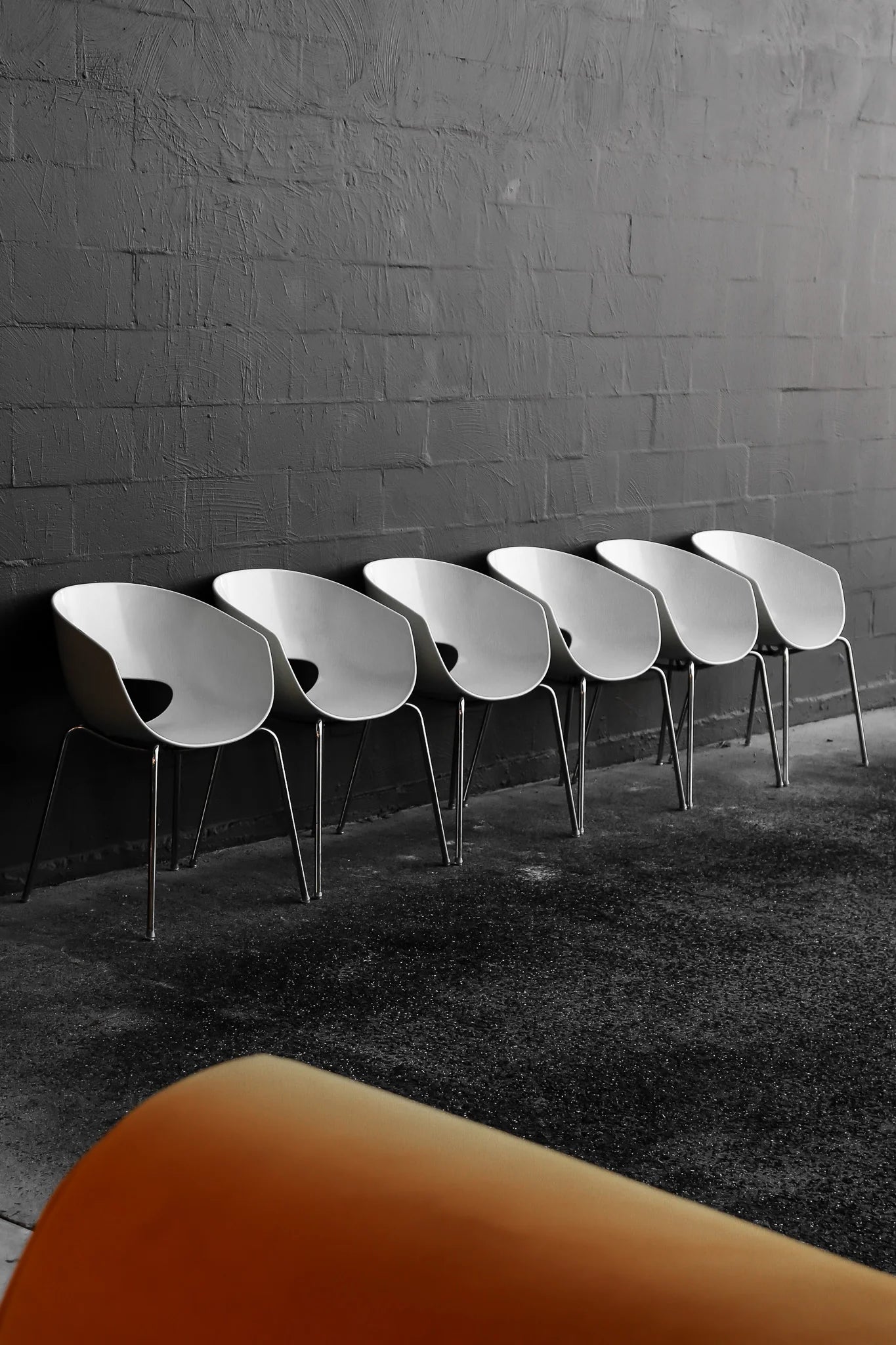 Set of 6 Orbit Chairs by Robby & Francesca Cantarutti for Sintesi