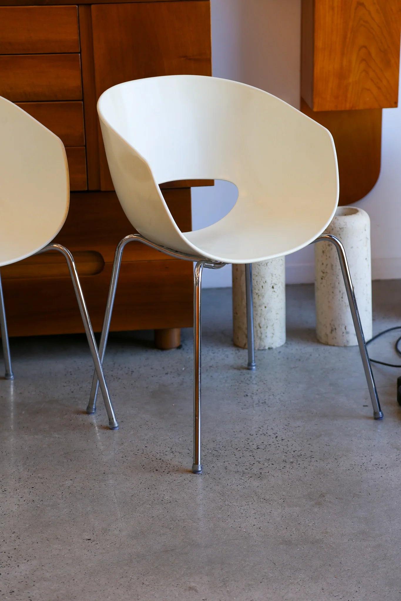 Set of 6 Orbit Chairs by Robby & Francesca Cantarutti for Sintesi