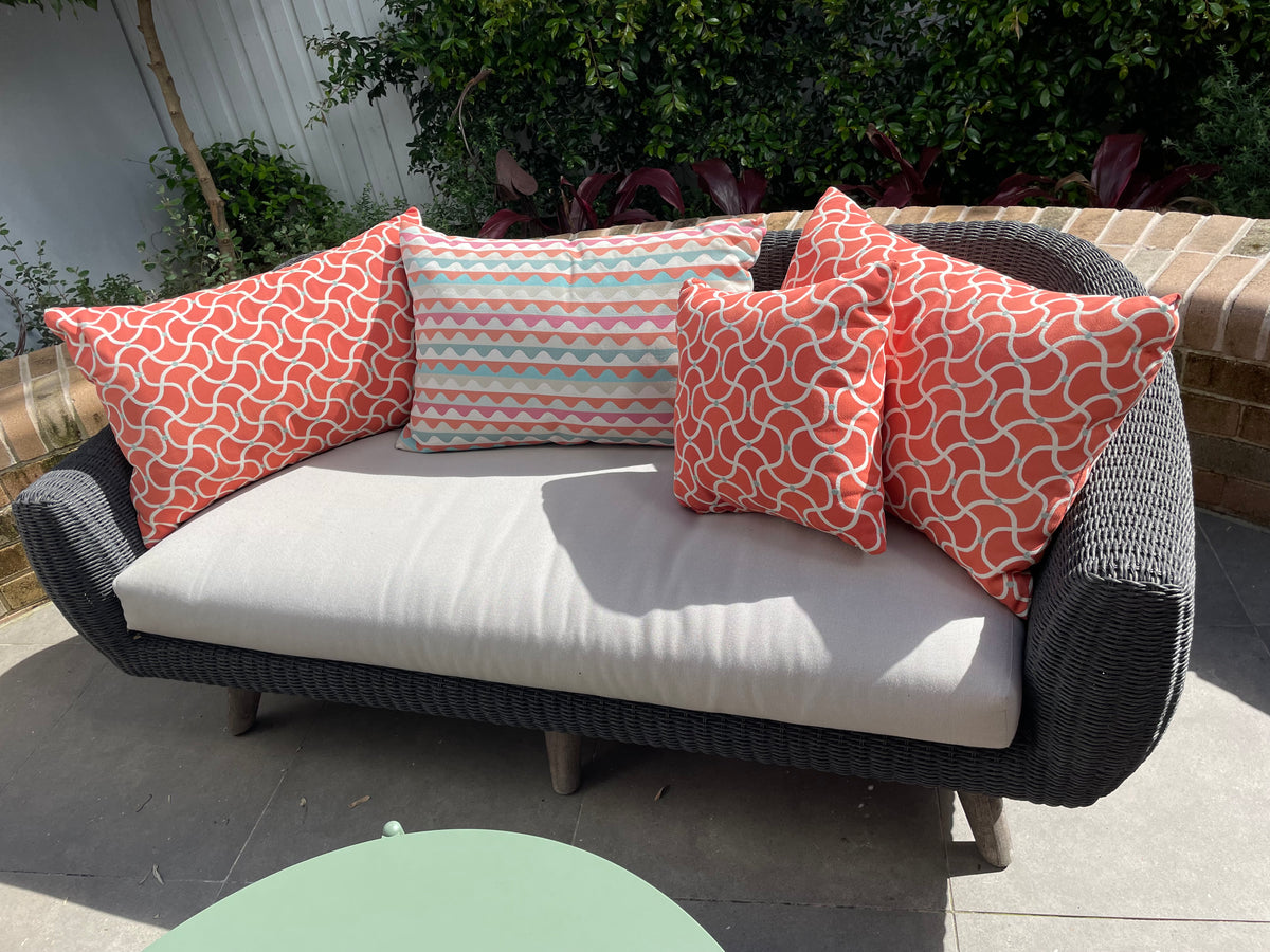 Three Seater Outdoor Lounge by Osier Belle