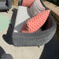 Three Seater Outdoor Lounge by Osier Belle