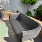 Three Seater Outdoor Lounge by Osier Belle